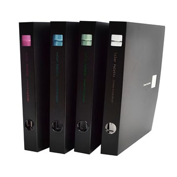 ECO Chungwoon D型PP色塊活頁夾 3孔 顏色隨機  1組