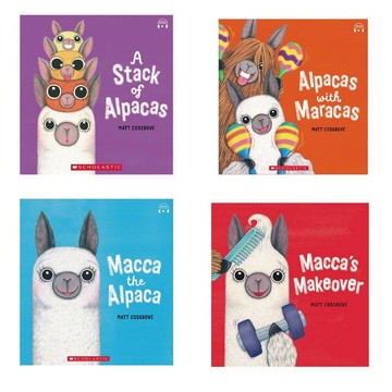 【精選組合】Matt Cosgrove - 羊駝 Macca Alpaca {共4本} /Scholastic出版社旗艦店