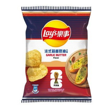樂事 法式蒜香奶油口味洋芋片70G/包