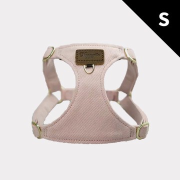 puppytie  粉色 粉藍CP-S 寵物胸背帶+牽繩組 (狗胸背 貓胸背 背心胸背 防暴衝 可調節)