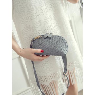 2025新款韓版手拿包手工編織小號貝殼包女包時尚單肩斜挎手拿小包