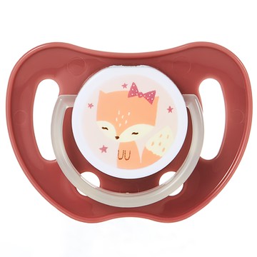 tgm 矽膠安撫奶嘴  0-6個月  狐狸  1個