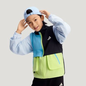 【adidas 愛迪達】 SPORTSWEAR 運動外套 童裝 KH0237
