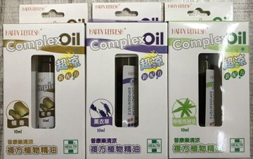 普康樂清涼複方植物精油 滾珠瓶 10ml/瓶 (安博氏)