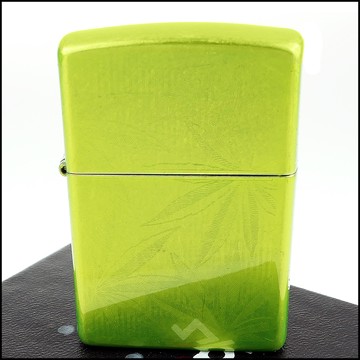 【ZIPPO】美系 Iced Cannabis-大麻葉圖案打火機 NO.46269
