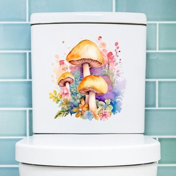 【MR.ZAKKA】創意萬用裝飾貼紙-童趣主題 可愛卡通奇幻磨菇 A款 兒童房布置 DIY可移式壁貼 無痕壁貼 牆貼