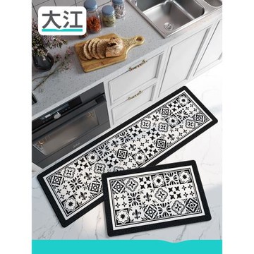 大江地墊飯店廚房專用加厚高級腳墊防滑防水可擦免洗防潮長條地毯