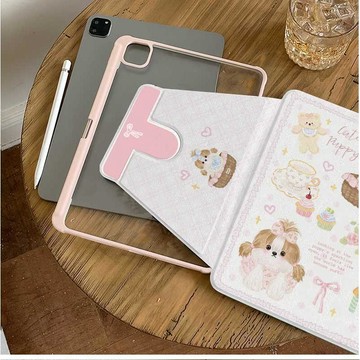 保護殼狗狗下午茶2025ipad10/9保護套蘋果ipadair76/5/3新平板殼3