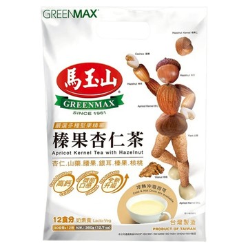馬玉山 榛果杏仁茶 含鈣質 冷熱皆宜 堅果精華  30g  1袋