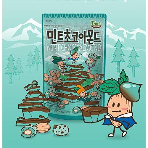 [2セット以上ご注文でランダム1袋もらえる！] Tom's Farm 韓国 アーモンド 6種 セット ワサビ, ハニーバター, クッキー＆クリーム