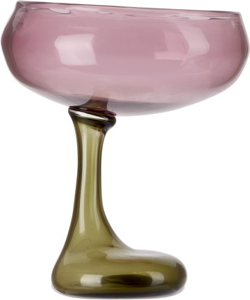Helle Mardahl 紫色 & 卡其色 Bon Bon 系列 The Signature Glass 酒杯