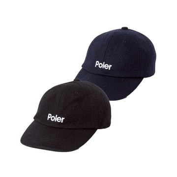 日本限定 羊毛EMB棒球帽 (共2色) 黑色