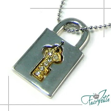 【秘密心鎖】雙垂綴心意項鍊