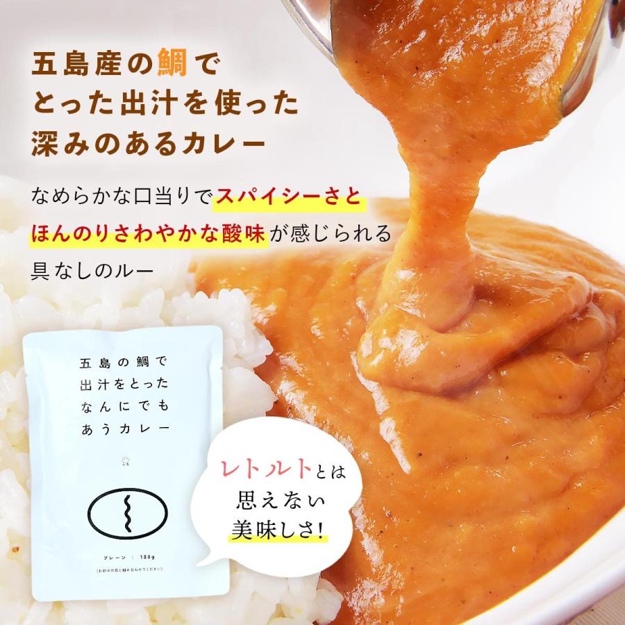 ごと 五島の鯛で出汁をとったなんにでもあうカレー プレーン 180g 五島 カレー 出汁