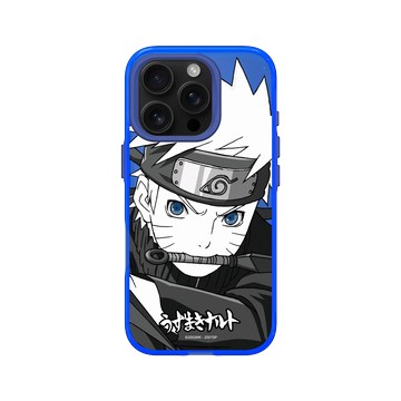 iPhone 16 Pro Clear 激光藍 - 火影忍者 Naruto - 黑白系列-鳴人