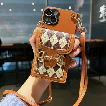 美殼殼適用于三星A54手機殼新女款A53時尚galaxy note20U斜挎A52掛繩a34十英倫a90復古a72豎款a73卡包a70s防