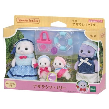 EPOCH Sylvanian Families 森林家族 海豹家庭組 EP15296  1套