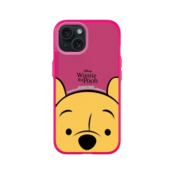 iPhone 15 Clear 粉漾桃 - 迪士尼-小熊維尼 Disney Winnie The Pooh - 罐中一探