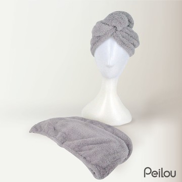 【Peilou貝柔】貝柔雲朵瞬乾髮帽-多色可選