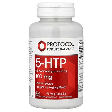 Protocol for Life Balance, 5-HTP，100 毫克，90 粒素食膠囊