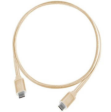 【享最高折300】SilverStone 銀欣 CPU06 USB3.1 Gen 2Type-C 傳輸線/1m/深灰/金/銀