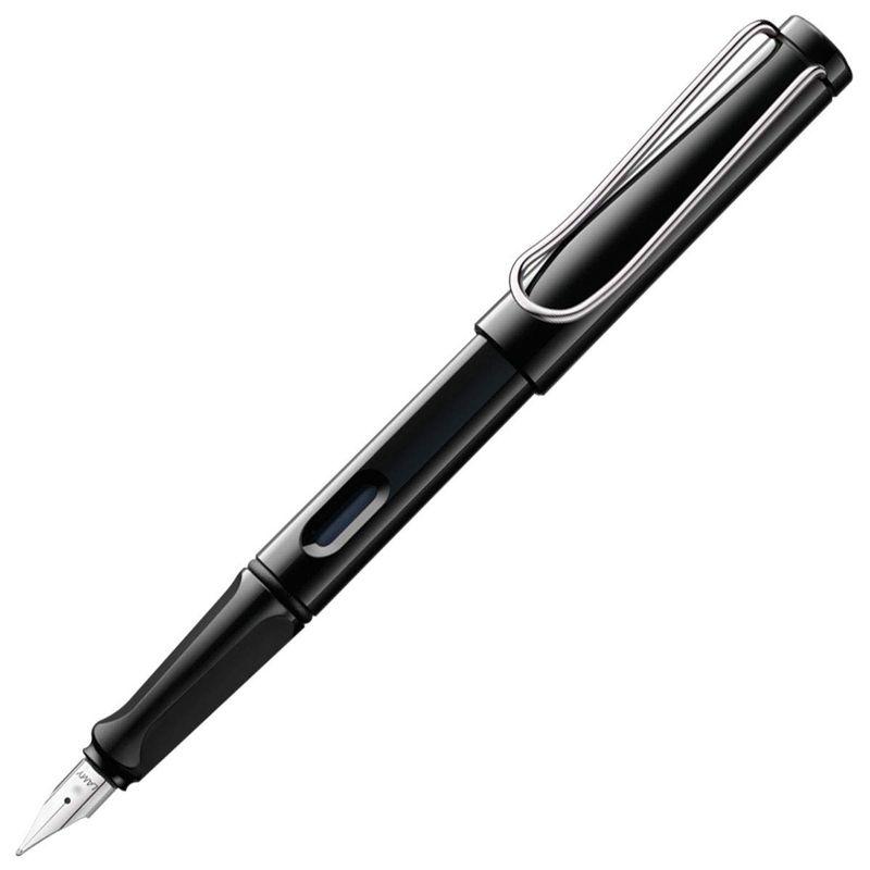 LAMY ラミー 万年筆 Safari サファリ シャイニーブラック ペン先サイズ B 太字 並行輸入品