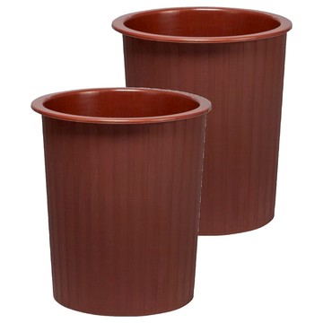 茶餘濾水桶 可拿取式過濾水網層  咖啡色  7L  2個