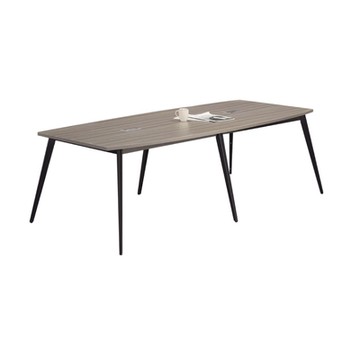 文創集 達薇安8尺雙色會議桌-240x120x75cm免組