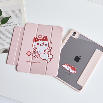 doudle studio喵喵邱比特強悍磁吸iPad三折/Y折保護殼