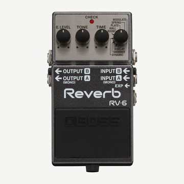 BOSS 電吉他效果器 RV-6 Reverb 殘響效果器 單顆【黃石樂器】