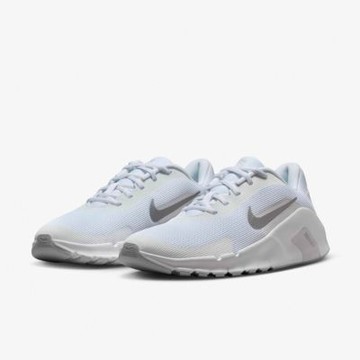 Nike 訓練鞋 Wmns Flex Train 女鞋 白 灰 緩震 運動鞋 HV9981-101