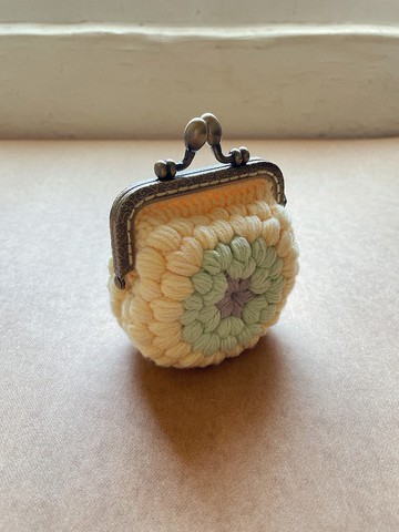 -編織綻放系列/*春色系*口金零錢收納包