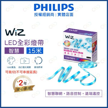 (A Light)附發票 PHILIPS LED WIZ 全彩燈帶 15米 智慧燈帶 可直接使用 智能燈帶 軟條燈 條燈