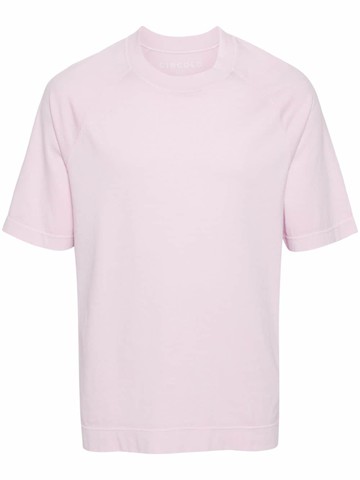 Circolo 1901 - short raglan-sleeve cotton T-shirt - men - Cotton - M - Pink