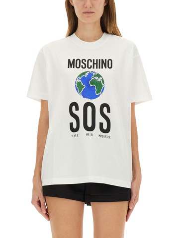 moschino t-shirt with print