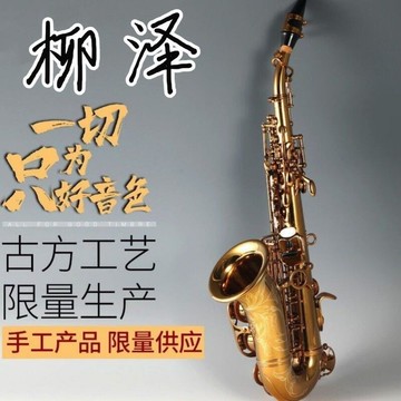 日本柳澤兒童彎管樂器小高音薩克斯降b調W010專業款