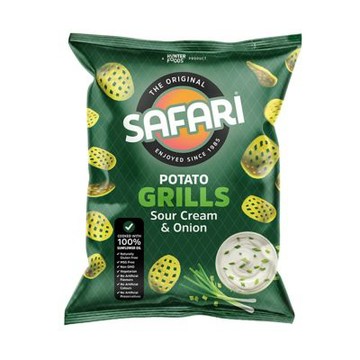 SAFARI 格子洋芋片-酸奶洋蔥味(60g)