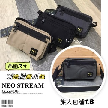 韓國品牌 Neo Stream 潮流休閒 側背包 2個尺寸 男用包 斜背包 男生包包 尼龍側背包 男包 小包 (現貨)