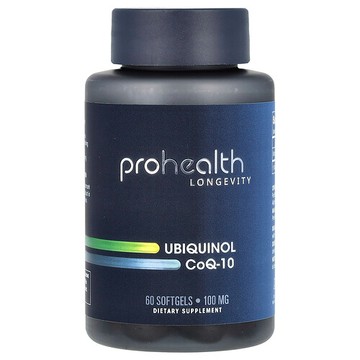 ProHealth Longevity, 泛醇輔酶 Q-10，100 毫克，60 粒軟膠囊