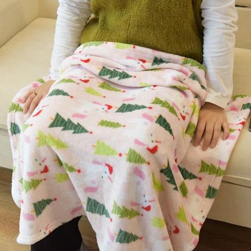 春夏小薄毯法蘭絨珊瑚絨毛毯辦公室午睡午休嬰兒寶寶兒童空調毯子