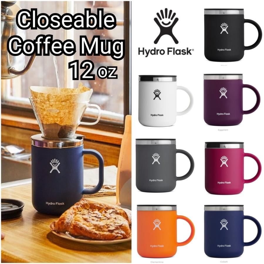 HydroFlask ハイドロフラスク Closeable Coffee Mug 12oz 354ml マグカップ 保温保冷 国内正規品 ［アウトドア キャンプ BBQ］