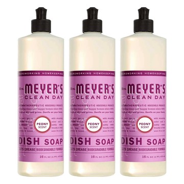 Mrs.MEYER'S 梅耶夫人 香氛洗碗精 西洋牡丹  3個  473ml