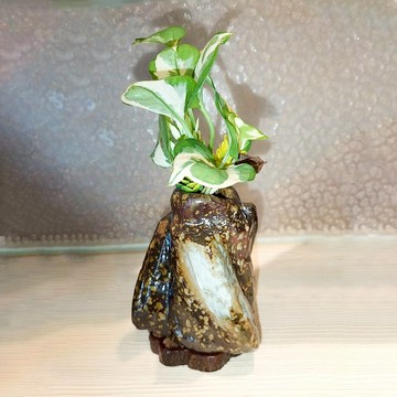 扭轉乾坤 礦岩 手工創意茶席花器