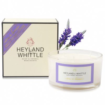 H&W英倫薇朵 經典香氛三蕊香氛燭 480g (多款任選)