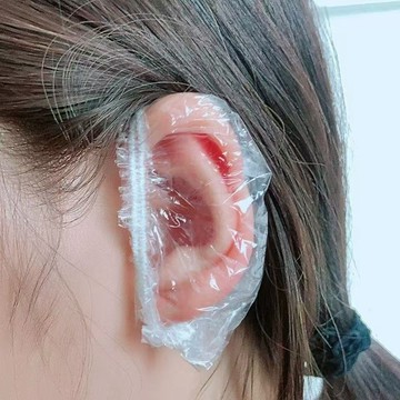 闆娘推薦🌈100只一次性耳套防水染髮美髮沐浴洗澡美容洗髮護防耳洞進水耳罩