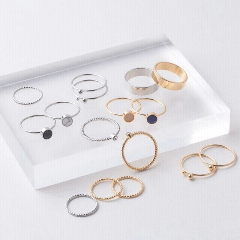 指輪 レディース リング 韓国 韓国アクセ 韓国アクセサリー 韓国リング アクセサリー アクセ 可愛い 人気 おしゃれ リングセット 通販 Lineポイント最大get Lineショッピング