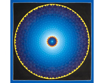 手工蓮花曼陀羅 — 藏傳唐卡中的寧靜與智慧之繪