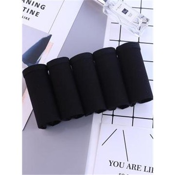 9.9包郵黑色內褲女純棉100%少女學生低腰抗菌透氣三角褲大碼舒適