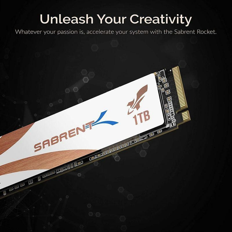 Sabrent 1TB Rocket Q4 NVMe PCIe 4.0 M.2 2280ハイパフォーマンス内蔵SSDドライブR W 47