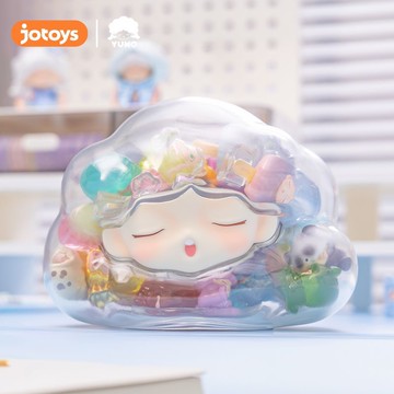 【JOTOYS/奇偶潮樂YUMO云夢 云朵搪膠收納罐萌粒盲盒防塵透明爆款